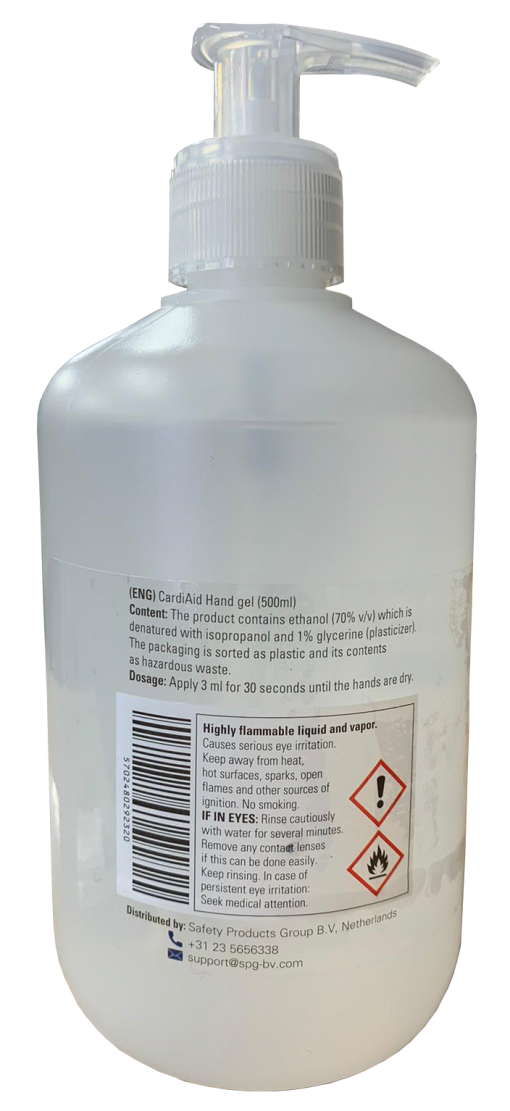 Hand Sanitizer Alcohol Gel 70% (per doos van 10 stuks) - Afbeelding 2
